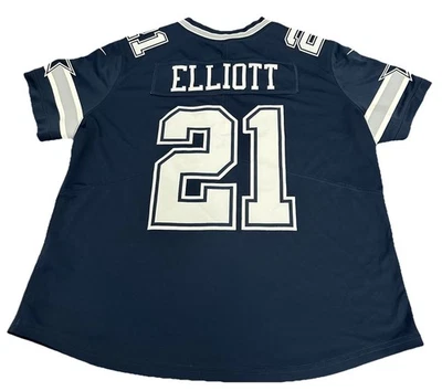 Camiseta deportiva para mujer Nike NFL On Field Players Ezekiel Elliott #21 Dallas Cowboys XL Foto 1 de 4