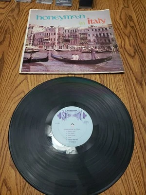 Roberto Rossani And His Orchestra ‎– Honeymoon In Italy Vinyl LP Somerset 1959 - Image 1 of 4