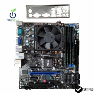 MSI 760GM-P35 Combo + Athlon X3 455 + 16GB DDR3 + I/O Shield Tested Working - Picture 1 of 5