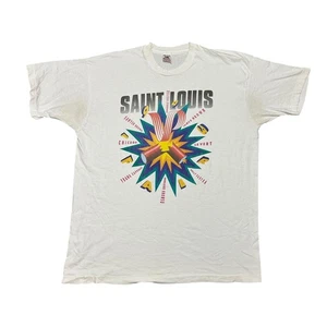 RARE Vintage 1993 St. Louis VP Veiled Prophet Graphic Lineup 2XL Shirt Concert T - Bild 1 von 7
