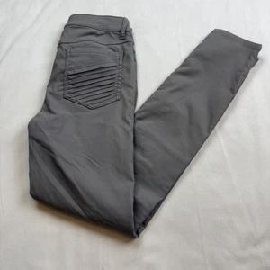 Prana Women's Halle Moto Style Stretch Pants Size 8 Reg Style W4118RG15 Gray - Picture 1 of 8