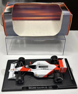 ATLAS MCLAREN HONDA MP4/5B 1990 AYRTON SENNA #27 DIECAST 1:43 BOXED 3128401 - Image 1 of 4