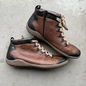 Remonte Gore-tex Ankle Boots Booties Shoes Womens Size 9-9.5 US 40 EU Brown - Picture 1 of 11