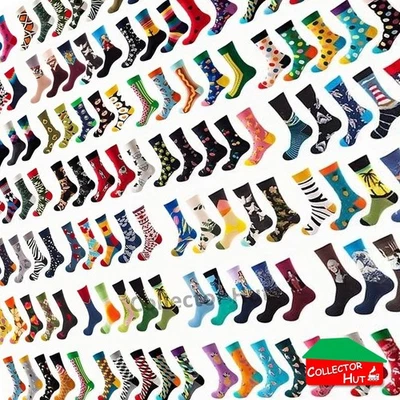 Happy Crew Calzini Novità Modellati Traspiranti Antiodore Unisex Set Regalo PERSONALIZZATO - Immagine 1 di 4