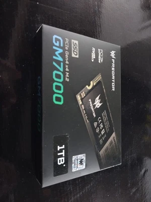 Acer Playstation 5 PS5 Predator GM7000-1TB Black BL9BWWR105 - Image 1 of 2