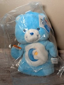 2004 Care Bears Bedtime Bear Hand Puppet Stuffed Animal Plush Toy With Tags - Picture 1 of 4