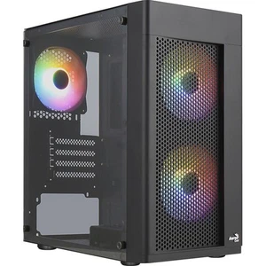 Case computer desktop ATX Aerocool HEXFORMBKV2 Nero - Foto 1 di 8
