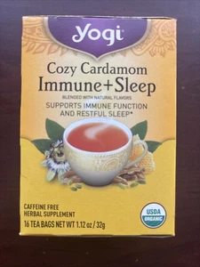Cardamomo Acogedor Inmune Plus Sueño Té de Hierbas Yogui Envío Gratis - Imagen 1 de 5