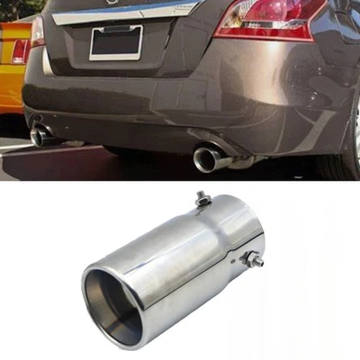 For Nissan Rogue Altima 1.5" to 2.7" Exhaust Pipe Tip Rear Tail Throat Muffler Foto 1 de 4