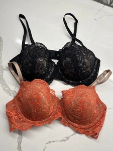 Two Third Love Lace Balconette Bras 34C - Picture 1 of 9