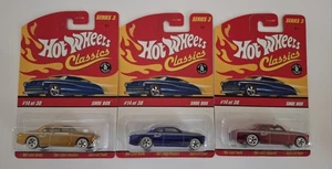 LOT [3] 2007 HOT WHEELS SERIE 3 KLASSIKER SCHUHKARTON; 3/4 BEKANNTE FARBEN - Bild 1 von 8