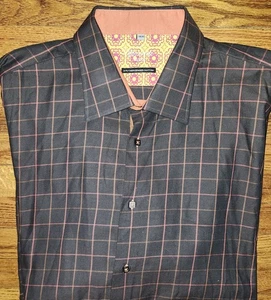 Mens New Visconti Uomo 2 Mercerized Cotton Button Down Shirt 3XLB - Picture 1 of 2
