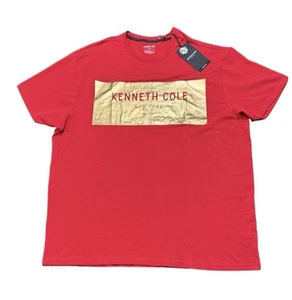 Kenneth Cole The Mobility Knit T-Shirt Super Soft Men’s 4X Daring Red New - Bild 1 von 6