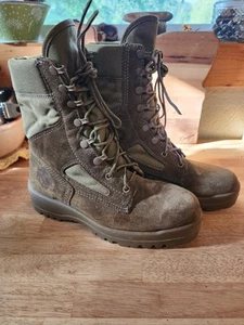 Stivali da combattimento tattici Bates uomo 7,5 W E27501C verde oliva suola Vibram - Foto 1 di 10