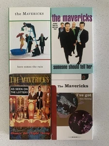 MAVERICKS CASSETTE SINGLES x4 - Titles as pics *LIKE NEW* - Picture 1 of 11