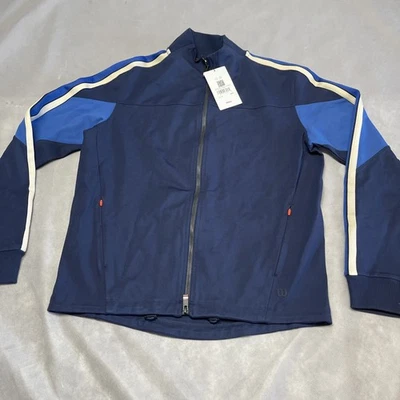 Chaqueta Wilson Metro Track Para Hombre Talla Pequeña Cremallera Completa Azul Nueva Con Etiquetas Precio de venta sugerido por el fabricante 88 USD Foto 1 de 4