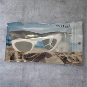 Dollger Cat Eye Sonnenbrille, UV 400 Schutz, weiß. NS-7 - Bild 1 von 3