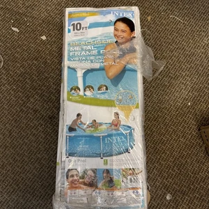 Intex 28206EH 10' x 30" Above Ground Steel Metal Frame Beachside Swimming Pool - Picture 1 of 3