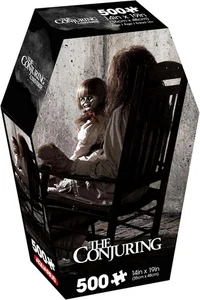 The Conjuring Annabelle Coffin Box 500 Piece Jigsaw Puzzle New Horror - Picture 1 of 3