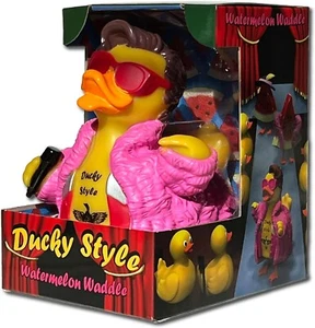 DUCKY STYLE WATERMELON WADDLE CELEBRIDUCK RUBBER DUCK NEW CELEBRIDUCKS - Picture 1 of 1