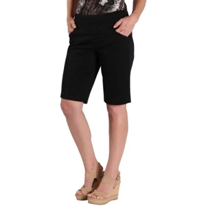 New Jag Black Ainsley Classic Fit Bermuda Shorts Size 2 Nwt - Picture 1 of 8