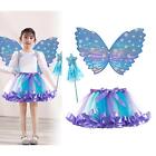 Fairy Princess Costume Set Include Butterfly Fairy Wing Tutu Skirt And Wand