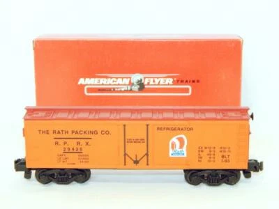 American Flyer 6-48317 Rath Packing Reefer Refrigerator Car S gauge Boxed 29426 - Image 1 of 4