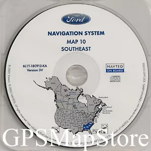 2005 2006 2007 Ford Escape Hybrid Navigation CD Map Version 3v Cover AL GA SC NC - Picture 1 of 3