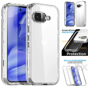 Case For Google Pixel 9a Clear Shockproof Heavy Duty Rugged Phone Cover 3-layer - Picture 1 of 12