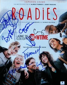 Roadies Signed Cast 11X14 Photo Wilson/Gugino/Mitchell/Abrams/Crowe +3 GV852440 - Picture 1 of 2
