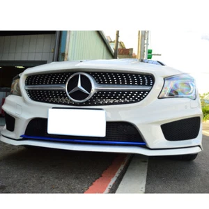 Unpainted Fit For Mercedes BENZ W117 Sport Front Lip Spoiler Cover CLA220 - Picture 1 of 5