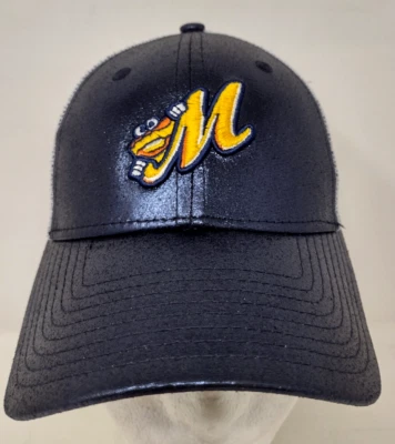 Montgomery Biscuits New Era 9Forty Womens Trucker Hat Cap Blue Shiny Glitter - Image 1 of 4