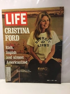Life June 4, 1971 Christiana Ford Rich, Impish, And Almost Americanized - Bild 1 von 1