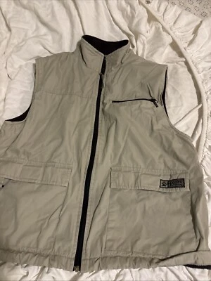 Vintage Colorado Trading & Clothing Co Mens Vest Tan.  Fleece Lined Men’s Medium - Image 1 of 4