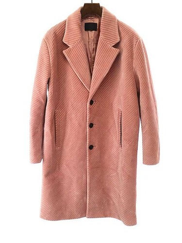 CAPPOTTO PRADA 21AW VELLUTO A COSTE SGB840 1Y8A ROSA 48 Usatoone