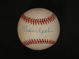 WARREN SPAHN SIGNED OFFICIAL MAJOR LEAGUE BASEBALL WITH PSA COA - Picture 1 of 7