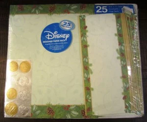 NEU Disney Designer Papier Packung 25 Umschläge, Blätter & Siegel WEIHNACHTEN, KOSTENLOSER VERSAND - Bild 1 von 2