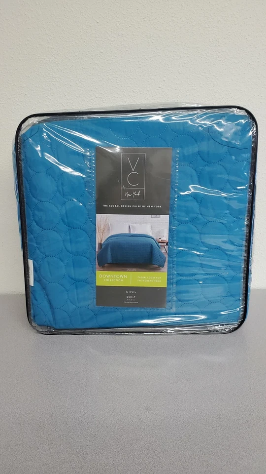 Одеяла для кровати VCNY Teal Jackson King Quilt коллекция Downtown  - Изображение 1 из 4
