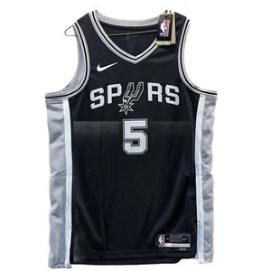 Camiseta Nike San Antonio Spurs Dejounte Murray #5 Grande NBA Icon Swingman Nueva con Etiquetas - Imagen 1 de 10