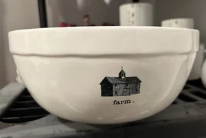 Rae Dunn Farmline Keramik Rührschüssel Set Farm Cluck Moo 3er Set - Bild 1 von 3