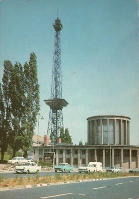 AK Berlin Ausstellungegelände Funkturm, Stempel, 60er Jahre?  (Nr. 1633) - Bild 1 von 2