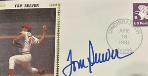 Autographed Gateway Envelope by TOM SEAVER 3,000 Strikeouts JSA Certified - Picture 1 of 2