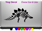 Stegosaurus Skeleton Fun Dinosaur Decal Laptop Window Sticker CHOOSE SIZE COLOR