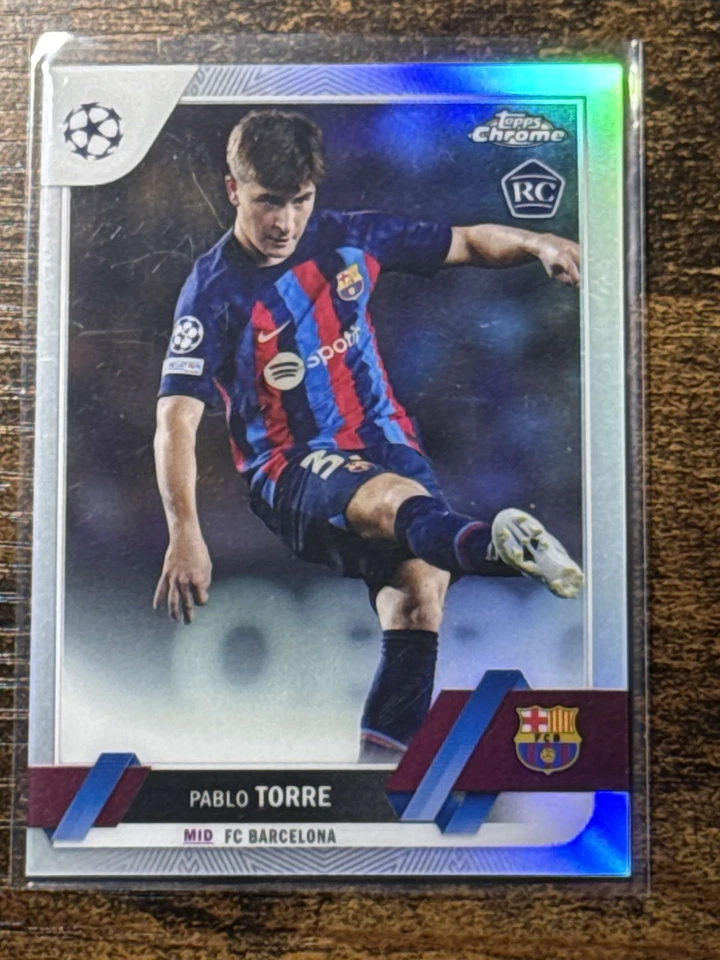 2022-23 Topps Chrome UEFA #32 Pablo Torre Refractor Rookie - Image 1 of 1