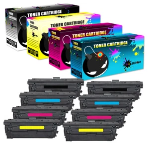 8 Toner replace for HP CF360A-3A 508A Color LaserJet Enterprise M553dn M552dn - Picture 1 of 1