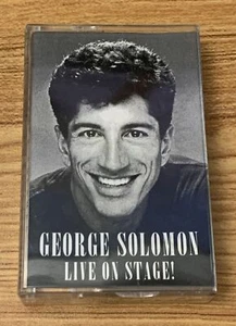 GEORGE SOLOMON: Live On Stage! Cassette Tape - AUTOGRAPHED 1995 - Picture 1 of 6