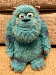VINTAGE 2002 DISNEY PIXAR MONSTERS INC 14" TALKING SULLY PLUSH STUFFED (TESTED) - Picture 1 of 17