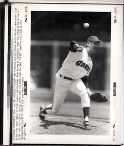 Original 1990 AP Type 3 Scott Garrelts San Francisco Giants Laser Press Photo - Picture 1 of 1