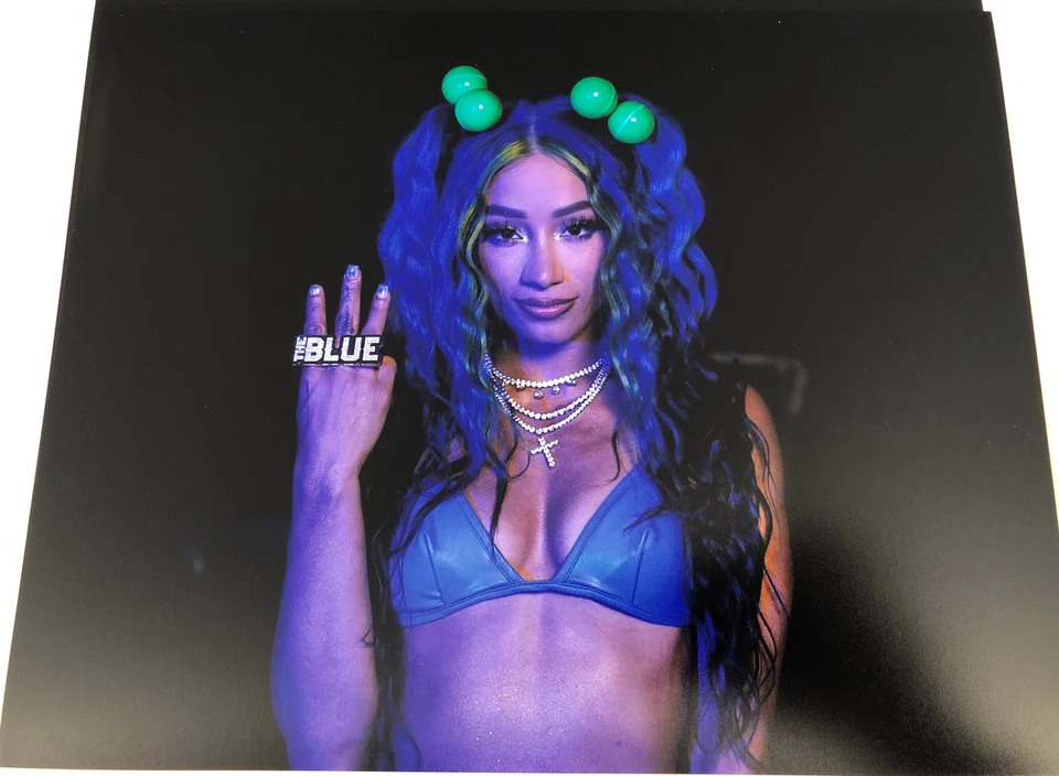 Fotografía 8x10 de Sasha Banks WWE AEW All Elite Wrestling Mercedes Mone’ Foto 1 de 1