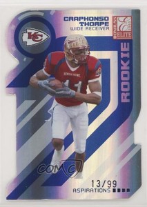 2005 Donruss Elite Aspirations Die-Cut /99 Craphonso Thorpe #131 Rookie RC